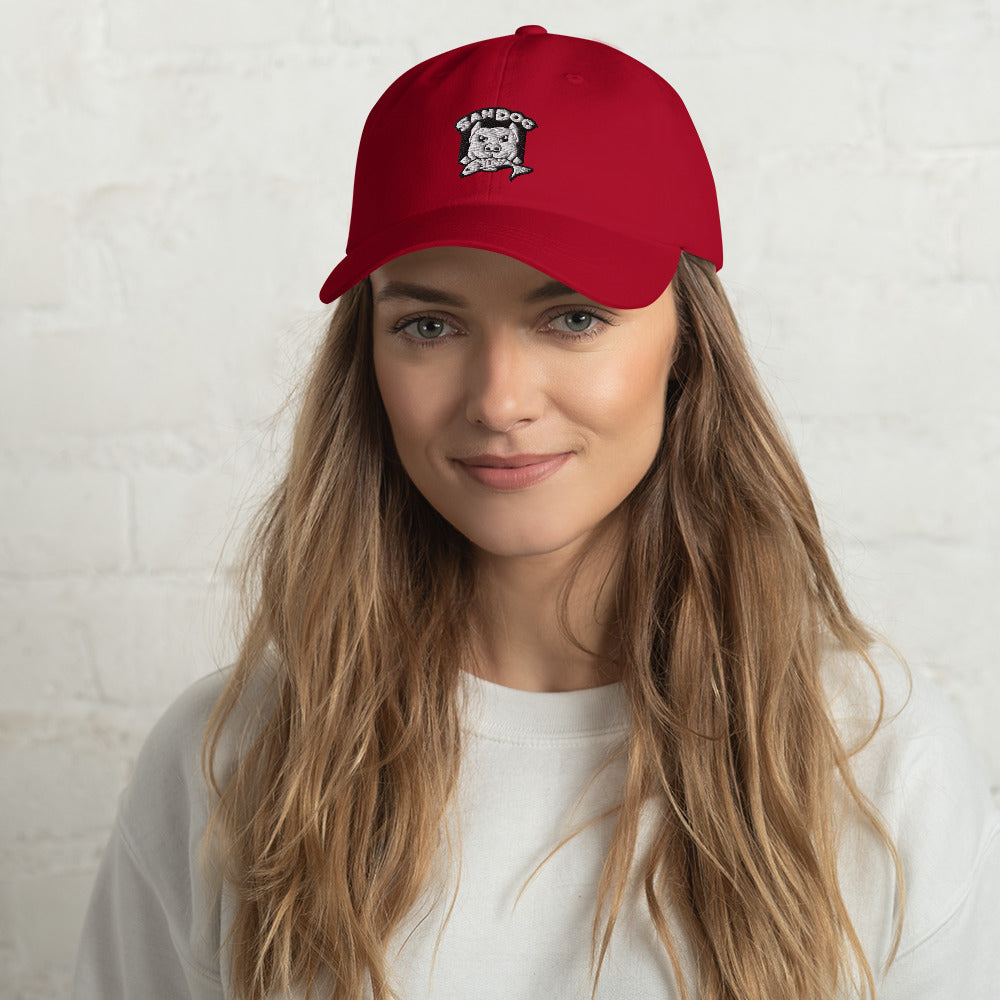 Embroidered San Dog Dad Hat