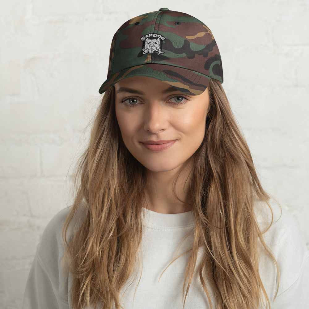 Embroidered San Dog Dad Hat