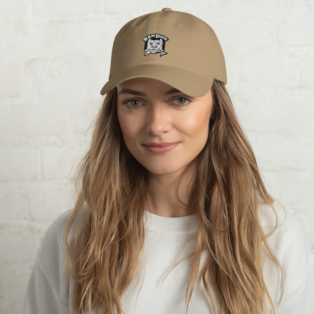 Embroidered San Dog Dad Hat