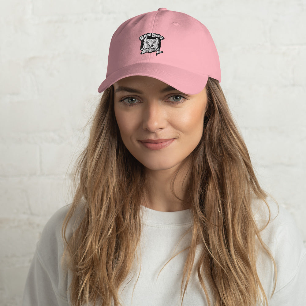 Embroidered San Dog Dad Hat