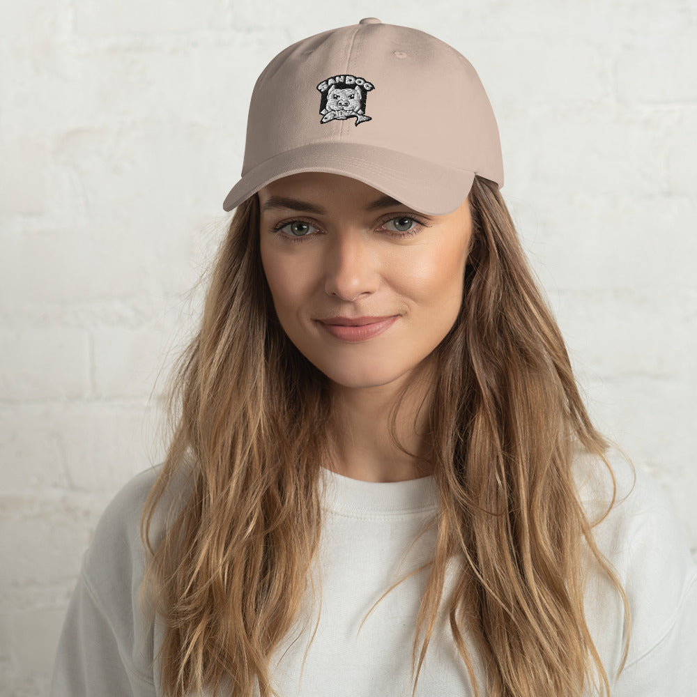 Embroidered San Dog Dad Hat