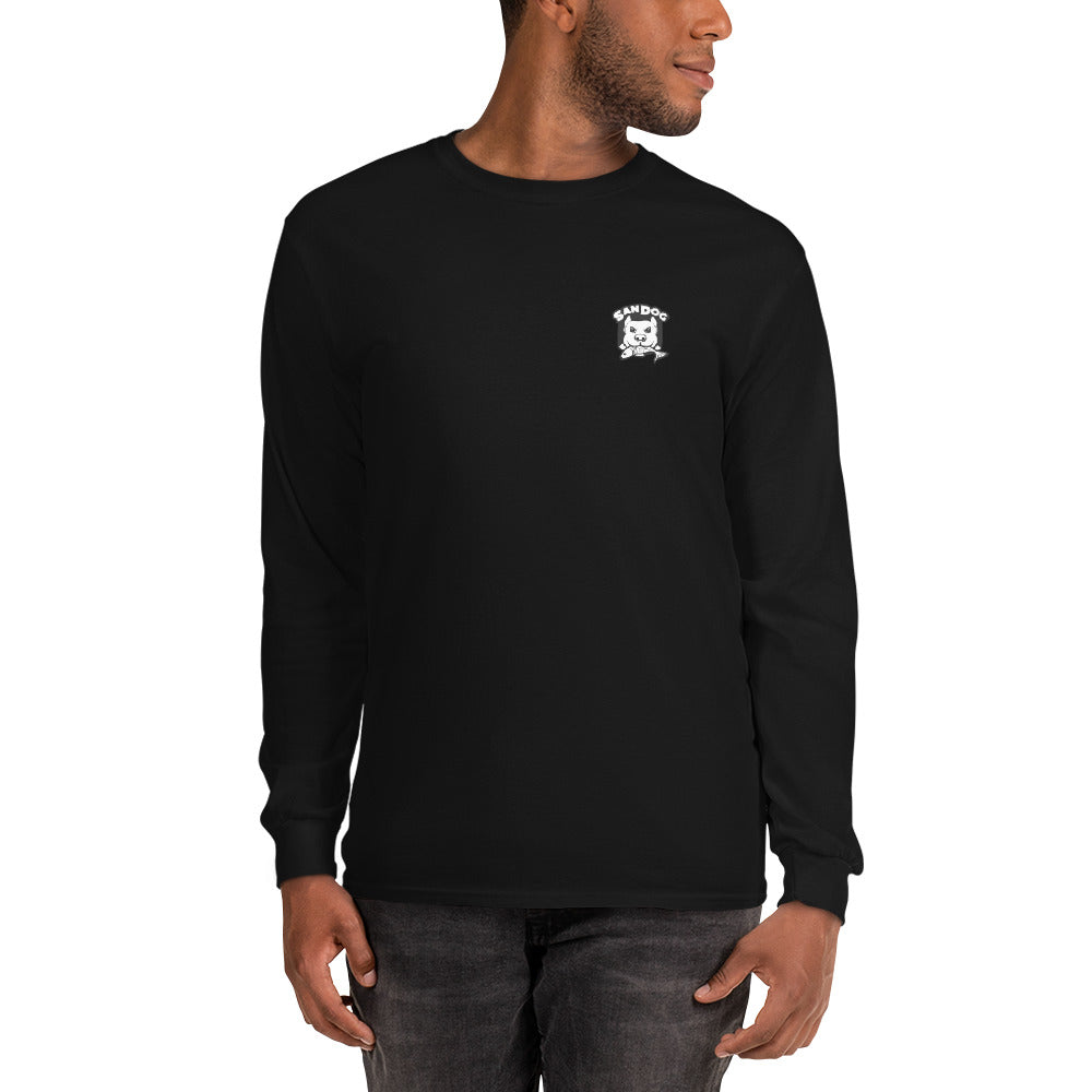 San Dog Printed Logo Men’s Long Sleeve Shirt